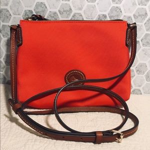 Red Dooney and Bourke canvas crossbody